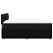 Pat box spring cu saltea, negru, 140x200 cm, textil - WALTI WALTI