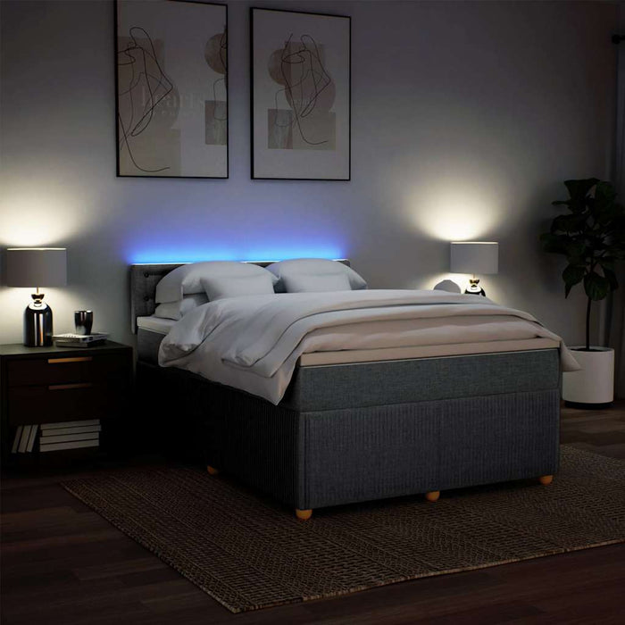 Pat continental, gri deschis, 140x200 cm, material textil - WALTI WALTI