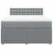 Pat continental, gri deschis, 140x200 cm, material textil - WALTI WALTI