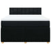 Pat box spring cu saltea, negru, 160x200 cm, textil - WALTI WALTI