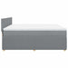 Pat continental, gri deschis, 180x200 cm, material textil - WALTI WALTI