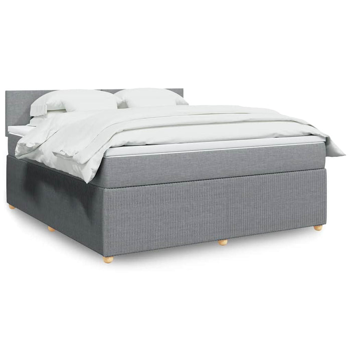 Pat continental, gri deschis, 180x200 cm, material textil - WALTI WALTI