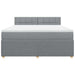 Pat continental, gri deschis, 180x200 cm, material textil - WALTI WALTI