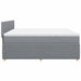 Pat continental, gri deschis, 180x200 cm, material textil - WALTI WALTI