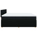 Pat box spring cu saltea, negru, 180x200 cm, catifea - WALTI WALTI