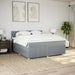 Pat continental, gri deschis, 180x200 cm, material textil - WALTI WALTI