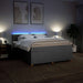 Pat continental, gri deschis, 180x200 cm, material textil - WALTI WALTI