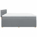 Pat continental, gri deschis, 180x200 cm, material textil - WALTI WALTI