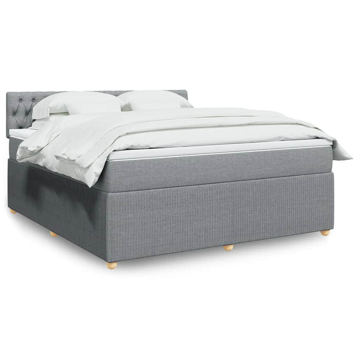 Pat continental, gri deschis, 180x200 cm, material textil - WALTI WALTI