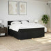 Pat box spring cu saltea, negru, 180x200 cm, catifea - WALTI WALTI