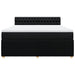 Pat box spring cu saltea, negru, 180x200 cm, catifea - WALTI WALTI