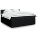 Pat box spring cu saltea, negru, 180x200 cm, catifea - WALTI WALTI