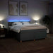 Pat continental, gri deschis, 180x200 cm, material textil - WALTI WALTI