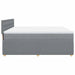 Pat continental, gri deschis, 180x200 cm, material textil - WALTI WALTI