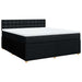Pat box spring cu saltea, negru, 180x200 cm, catifea - WALTI WALTI