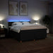 Pat box spring cu saltea, negru, 180x200 cm, catifea - WALTI WALTI