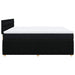 Pat box spring cu saltea, negru, 180x200 cm, catifea - WALTI WALTI