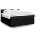 Pat box spring cu saltea, negru, 180x200 cm, catifea - WALTI WALTI