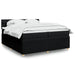 Pat box spring cu saltea, negru, 200x200 cm, textil - WALTI WALTI