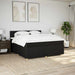 Pat box spring cu saltea, negru, 200x200 cm, textil - WALTI WALTI