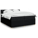 Pat box spring cu saltea, negru, 200x200 cm, textil - WALTI WALTI