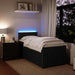 Pat box spring cu saltea, negru, 80x200 cm, catifea - WALTI WALTI