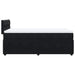 Pat box spring cu saltea, negru, 80x200 cm, catifea - WALTI WALTI