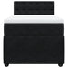 Pat box spring cu saltea, negru, 80x200 cm, catifea - WALTI WALTI