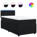 Pat box spring cu saltea, negru, 90x200 cm, catifea - WALTI WALTI
