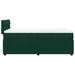 Pat box spring cu saltea, verde închis, 90x200 cm, catifea - WALTI WALTI
