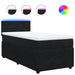 Pat box spring cu saltea, negru, 90x200 cm, catifea - WALTI WALTI