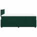 Pat box spring cu saltea, verde închis, 120x190 cm, catifea - WALTI WALTI