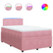 Pat box spring cu saltea, negru, 120x190 cm, catifea - WALTI WALTI