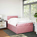 Pat box spring cu saltea, negru, 120x190 cm, catifea - WALTI WALTI