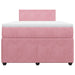 Pat box spring cu saltea, negru, 120x190 cm, catifea - WALTI WALTI