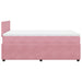 Pat box spring cu saltea, negru, 120x190 cm, catifea - WALTI WALTI