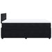 Pat box spring cu saltea, negru, 120x190 cm, catifea - WALTI WALTI