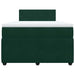 Pat box spring cu saltea, verde închis, 120x190 cm, catifea - WALTI WALTI