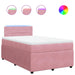 Pat box spring cu saltea, negru, 120x190 cm, catifea - WALTI WALTI