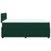 Pat box spring cu saltea, verde închis, 120x190 cm, catifea - WALTI WALTI