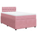 Pat box spring cu saltea, negru, 120x190 cm, catifea - WALTI WALTI