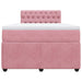 Pat box spring cu saltea, negru, 120x190 cm, catifea - WALTI WALTI