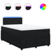 Pat box spring cu saltea, negru, 120x190 cm, catifea - WALTI WALTI