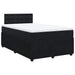 Pat box spring cu saltea, negru, 120x190 cm, catifea - WALTI WALTI
