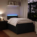 Pat box spring cu saltea, negru, 120x190 cm, catifea - WALTI WALTI
