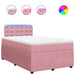 Pat box spring cu saltea, negru, 120x190 cm, catifea - WALTI WALTI