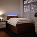Pat box spring cu saltea, negru, 120x190 cm, catifea - WALTI WALTI