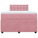 Pat box spring cu saltea, negru, 120x190 cm, catifea - WALTI WALTI