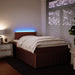 Pat box spring cu saltea, roz, 120x200 cm, catifea - WALTI WALTI