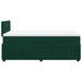 Pat box spring cu saltea, verde închis, 120x200 cm, catifea - WALTI WALTI